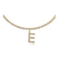 26 English Letter Diamond Pendant Necklace Wholesale Nihaojewelry sku image 9