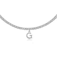 26 Anglais Lettre Diamant Pendentif Collier En Gros Nihaojewelry sku image 14