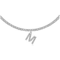 26 English Letter Diamond Pendant Necklace Wholesale Nihaojewelry sku image 26