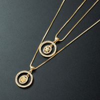 Tortoise Pendant Copper Inlaid Zircon Necklace Wholesale Nihaojewelry main image 5