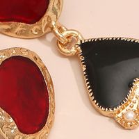 New Alloy Drop Oil Long Earrings Exaggerated Bohemian Style Drop-shaped Earrings For Women main image 5