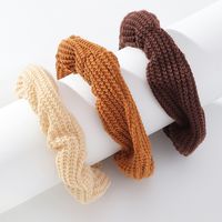 New Lamb Woven Solid Color Hair Scrunchies Wholesale Nihaojewelry main image 6
