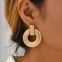 Simple Geometric Circle Earrings Wholesale Nihaojewelry main image 1