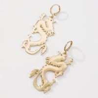 Boucles D&#39;oreilles Élément De Dragon Chinois De Mode En Gros Nihaojewelry main image 4