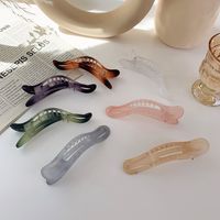 Fashion Water Mill Color Smudged Acrylic Hair Clip Wholesale Nihaojewelry main image 1