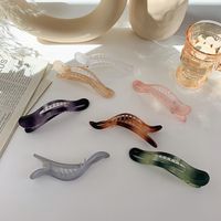 Fashion Water Mill Color Smudged Acrylic Hair Clip Wholesale Nihaojewelry main image 5