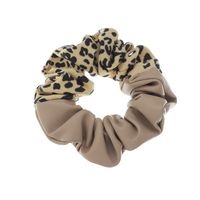 Korean Leopard Leather Hair Scrunchies Wholesale Nihaojewelry main image 6