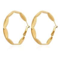 Retro Metal Big Geometric Circle Earrings Wholesale Nihaojewelry main image 1