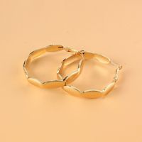 Retro Metal Big Geometric Circle Earrings Wholesale Nihaojewelry main image 3