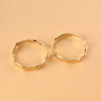 Retro Metal Big Geometric Circle Earrings Wholesale Nihaojewelry main image 4