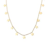 Star Tassel Pendant Gold-plated Stainless Steel Necklace Wholesale Nihaojewelry main image 6