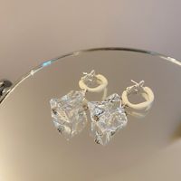 الكورية غير النظامية شفافة الاكريليك الأقراط الجملة Nihaojewelry main image 3