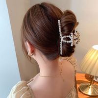 Korean New Style Pearl Large Catch Clip Wholesale Nihaojewelry main image 1