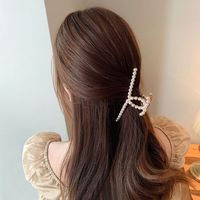 Korean New Style Pearl Large Catch Clip Wholesale Nihaojewelry main image 3