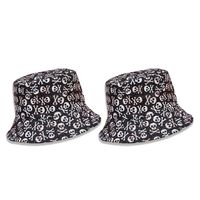 Hip-hop Style Skull Printed+ Double-sided Fisherman Hat Wholesale Nihaojewelry main image 3
