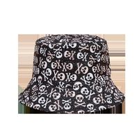Hip-hop Style Skull Printed+ Double-sided Fisherman Hat Wholesale Nihaojewelry main image 6