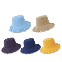Casual Solid Color Wide-brimmed Basin Hats Wholesale Nihaojewelry main image 6