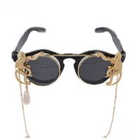 Retro Metal Monkey Pearl Decor Sunglasses Wholesale Nihaojewelry main image 3