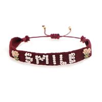 Ethnic Style Letter Miyuki Rice Beaded Bracelet Setwholesale Jewelry Nihaojewelry sku image 1
