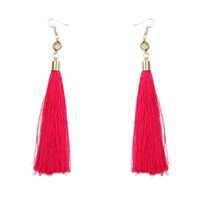 Retro Diamond Multicolor Long Tassel Earrings Wholesale Nihaojewelry sku image 15