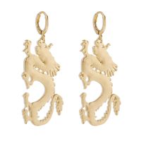 Boucles D&#39;oreilles Élément De Dragon Chinois De Mode En Gros Nihaojewelry sku image 1