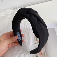 Korean Fabric Wide-brimmed Knotted Headband Wholesale Nihaojewelry sku image 1
