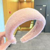 Simple Candy-colored Plush Wide Hair Band Wholesale Nihaojewelry sku image 23