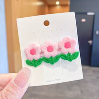 Cartoon Cute Embroidery Small Flower Children's Hairpin Wholesale Nihaojewelry sku image 13
