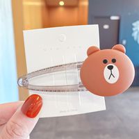 Cartoon Transparent Animal Acrylic Children's Hair Clip Wholesale Nihaojewelry sku image 7
