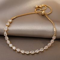 Fashion Zircon Geometric Adjustable Bracelet Wholesale Jewelry Nihaojewelry sku image 1