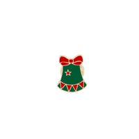 Christmas Series Santa Claus Wreath Tree Socks Dripping Brooch Wholesale Nihaojewelry sku image 6