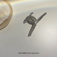Clip De Captura Grande De Perlas De Estilo Nuevo Coreano Al Por Mayor Nihaojewelry sku image 2