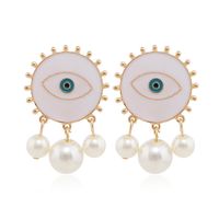 Mode Teufelsaugen Perlen Quaste Ohrringe Großhandel Nihaojewelry sku image 1