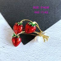 Vintage Animals Plants Flowers Series Colored Enamel Glaze Brooch Accessories Wholesale Nihaojewelry sku image 4