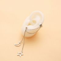 New  Fashion Earrings  Creative Retro Simple Wild Alloy Silver Metal Ear Clips Nihaojewelry Wholesale sku image 8