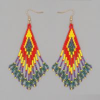 Colorful Rice Beads Tassels Earrings Wholesale Jewelry Nihaojewelry main image 4
