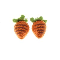 Cute Wool Fruit Carrot Strawberry Earrings Wholesale Nihaojewelry main image 6