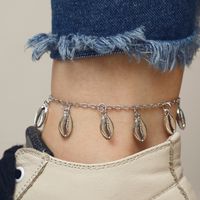 Mode Handgemachte Muschel Anhänger Legierung Einschichtige Fußkettchen Großhandel Schmuck Nihaojewelry main image 1