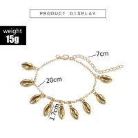 Fashion Handmade Shell Pendant Alloy Single-layer Anklet Wholesale Jewelry Nihaojewelry main image 6