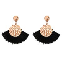 Bohemian Style Imitation Pearl Tassel Earrings Wholesale Nihaojewelry sku image 3
