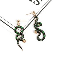 Öltropfen Schlangenform Anhänger Ohrringe Großhandel Nihaojewelry main image 1