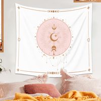 Simple Sun Moon Printing Background Decoration Hanging Cloth Wholesale Nihaojewelry main image 3