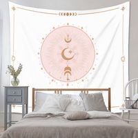 Simple Sun Moon Printing Background Decoration Hanging Cloth Wholesale Nihaojewelry main image 5