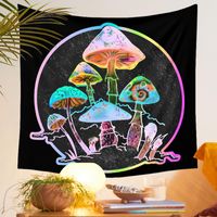 Bohemian Psychedelic Mushroom Background Hanging Cloth Tapestry Wholesale Nihaojewelry main image 3