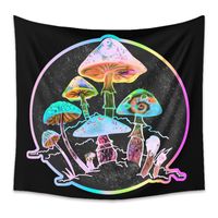 Bohemian Psychedelic Mushroom Background Hanging Cloth Tapestry Wholesale Nihaojewelry main image 6