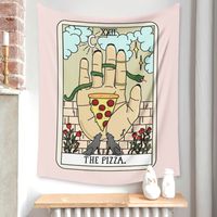 Fashion New Pink Tarot Card Wall Decoration Background Cloth Tapestry Wholesale Nihaojewelry main image 5