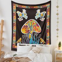 Ethnic Colorful Mushroom Tapestry Background Wall Decoration Wholesale Nihaojewelry main image 1