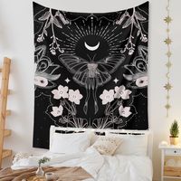 Bohemian Tapestry Butterfly Flower Printing Background Hanging Cloth Tapestry Wholesale Nihaojewelry main image 1
