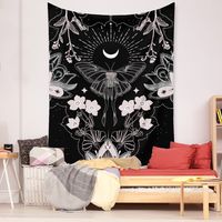 Bohemian Tapestry Butterfly Flower Printing Background Hanging Cloth Tapestry Wholesale Nihaojewelry main image 3