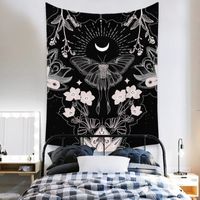 Bohemian Tapestry Butterfly Flower Printing Background Hanging Cloth Tapestry Wholesale Nihaojewelry main image 4